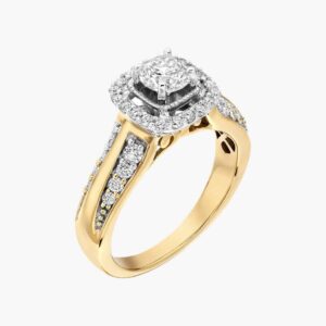 Band Ring in Platinum With Diamonds (test)