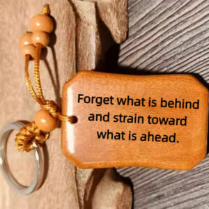 custom engravable keychain/necklace (wooden)