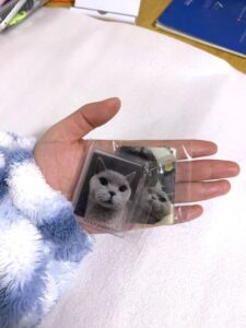 personalized acrylic photo keychain