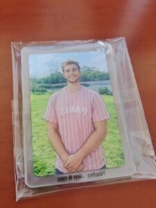 personalized acrylic photo keychain