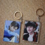 personalized acrylic photo keychain