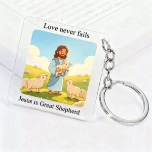 personalized acrylic photo keychain