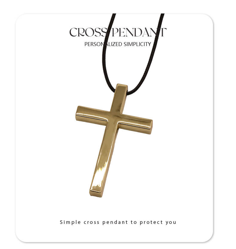 Cross Hanging Ornaments for Rear View Mirror, Metal Car Charm